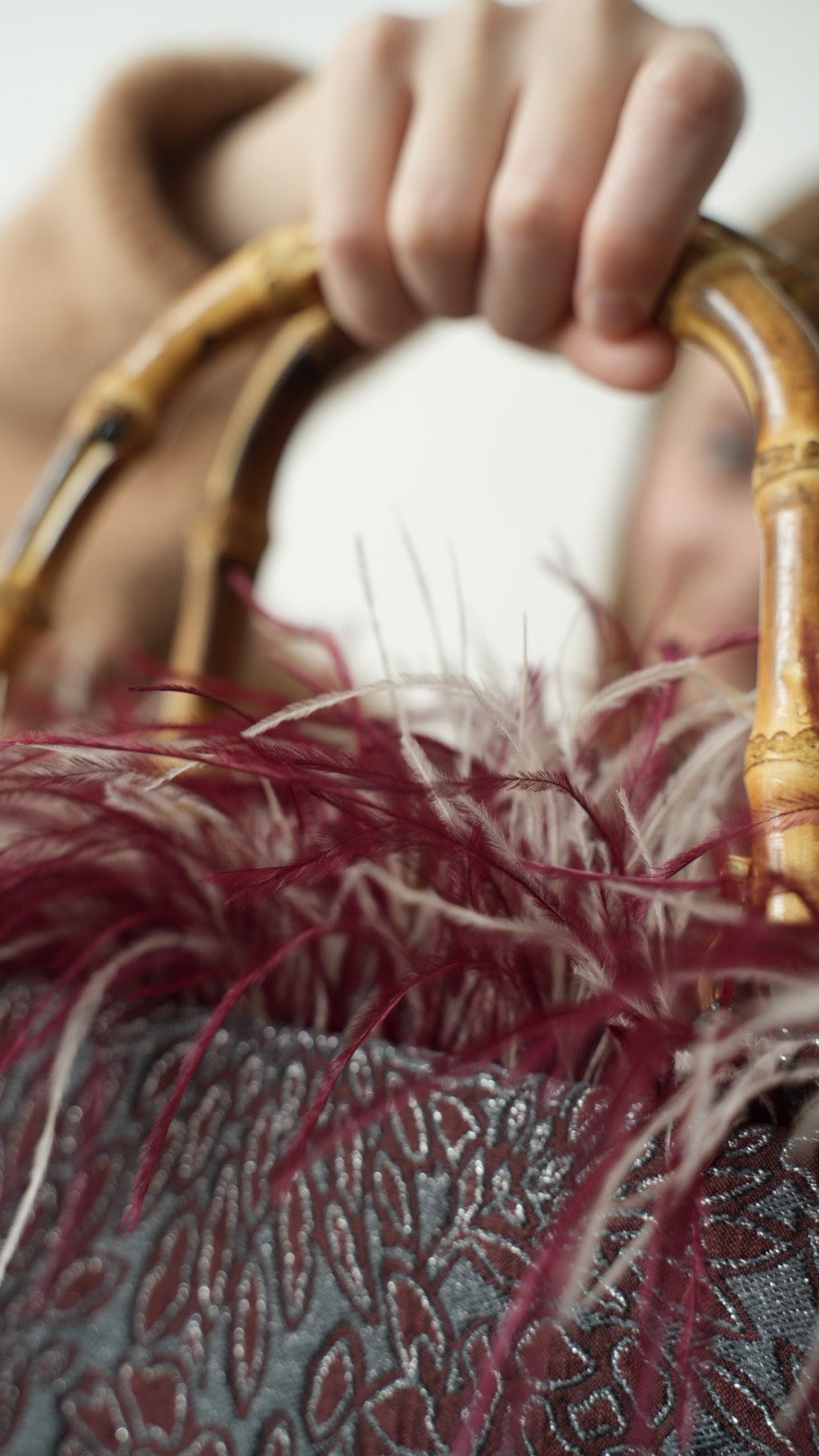 Via Roma - Borsa "Only" cucita a mano, pezzo unico