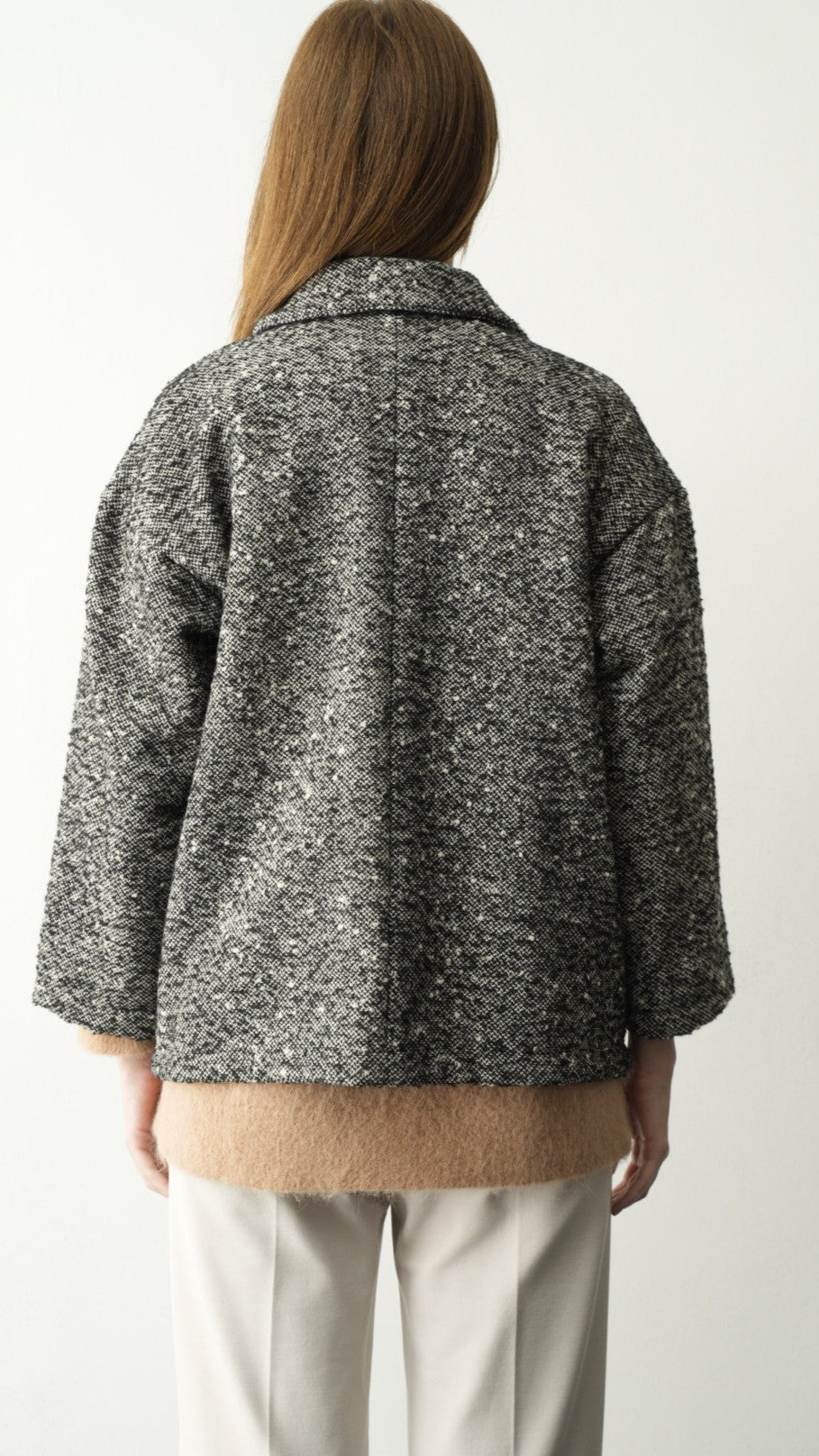 Via Roma - Giacca corta con collo