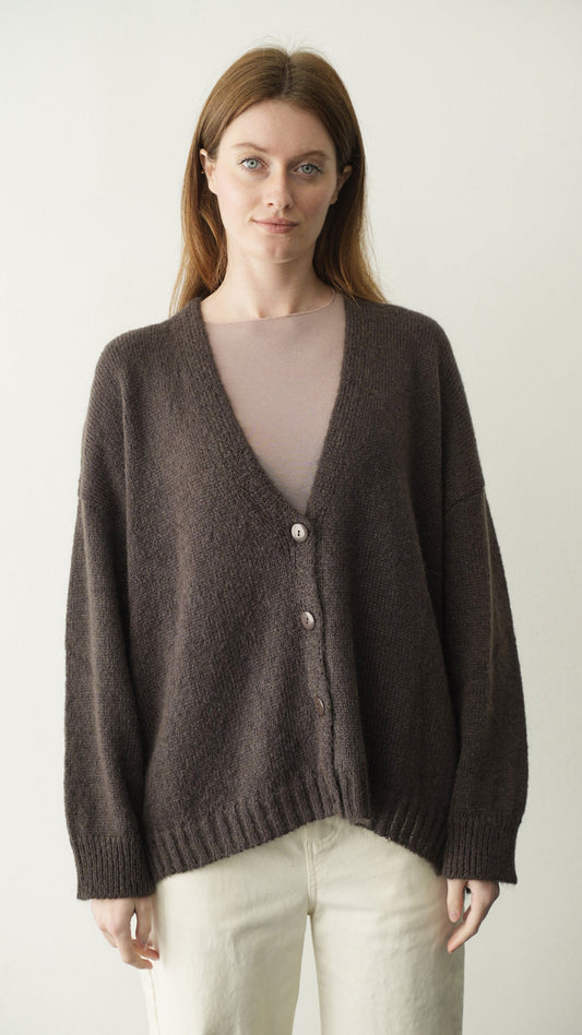 Kontatto - Cardigan con bottoni scollo a V - ART.3M1091NI