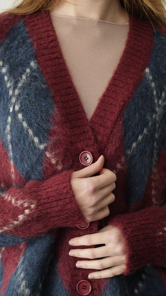 Kontatto - Cardigan rombi - ART.3M1096NI