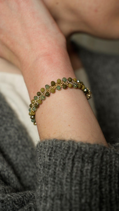 Via Roma - Bracciale "Doppio" - Verde