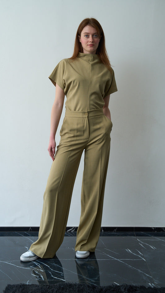 King Kong - Top gessato lurex ART.SP8EG5 Cachi