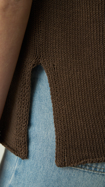 King Kong - Maglia cratere marrone art. SP8PA10