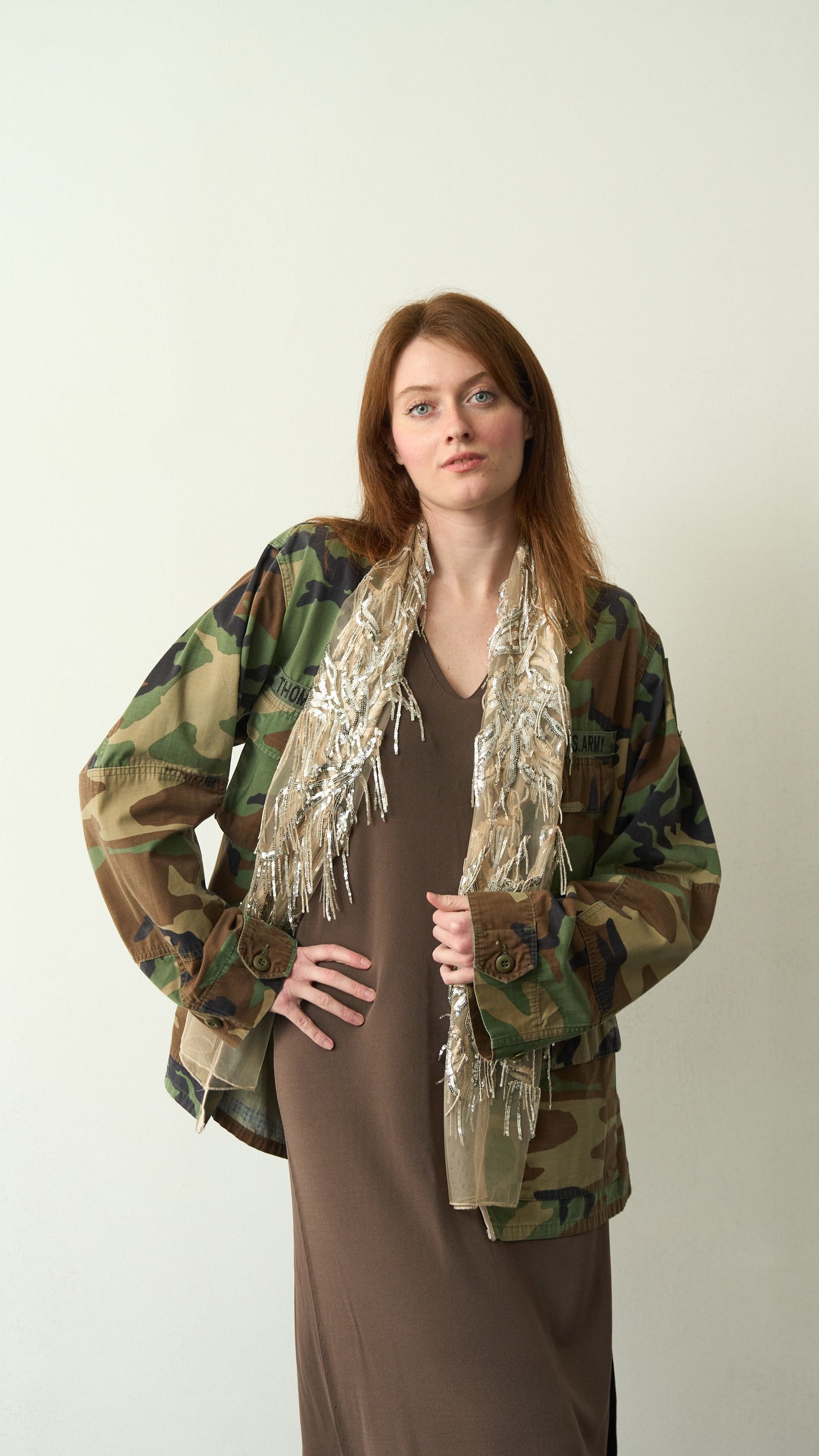 Tensione in - Camicia vintage mimetica - ART.TETVTA0159PE26