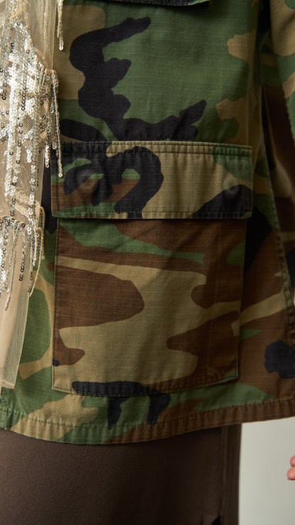 Tensione in - Camicia vintage mimetica - ART.TETVTA0159PE26