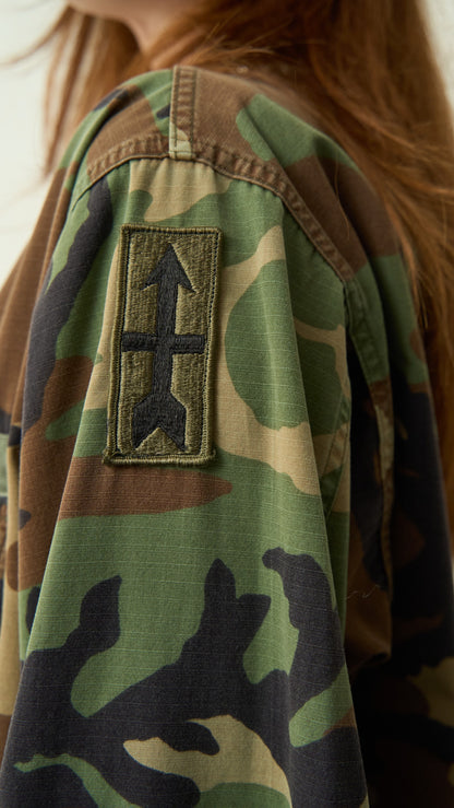 Tensione in - Camicia vintage mimetica - ART.TETVTA0159PE26