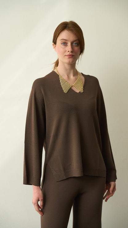 King Kong - Maglia marrone art. SP8PA33