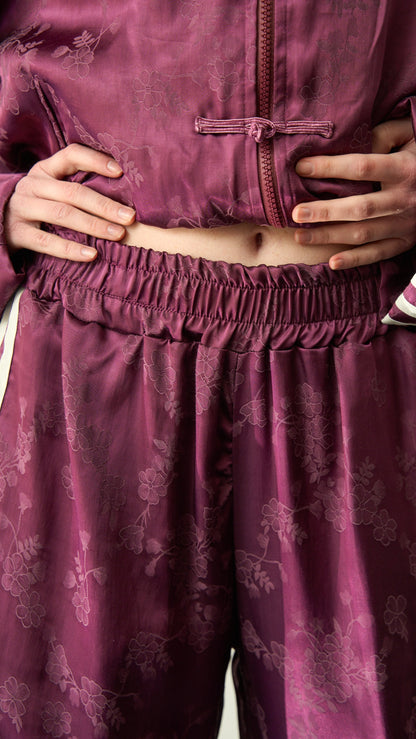 Tensione in - Pantalone bande vino - ART.38712