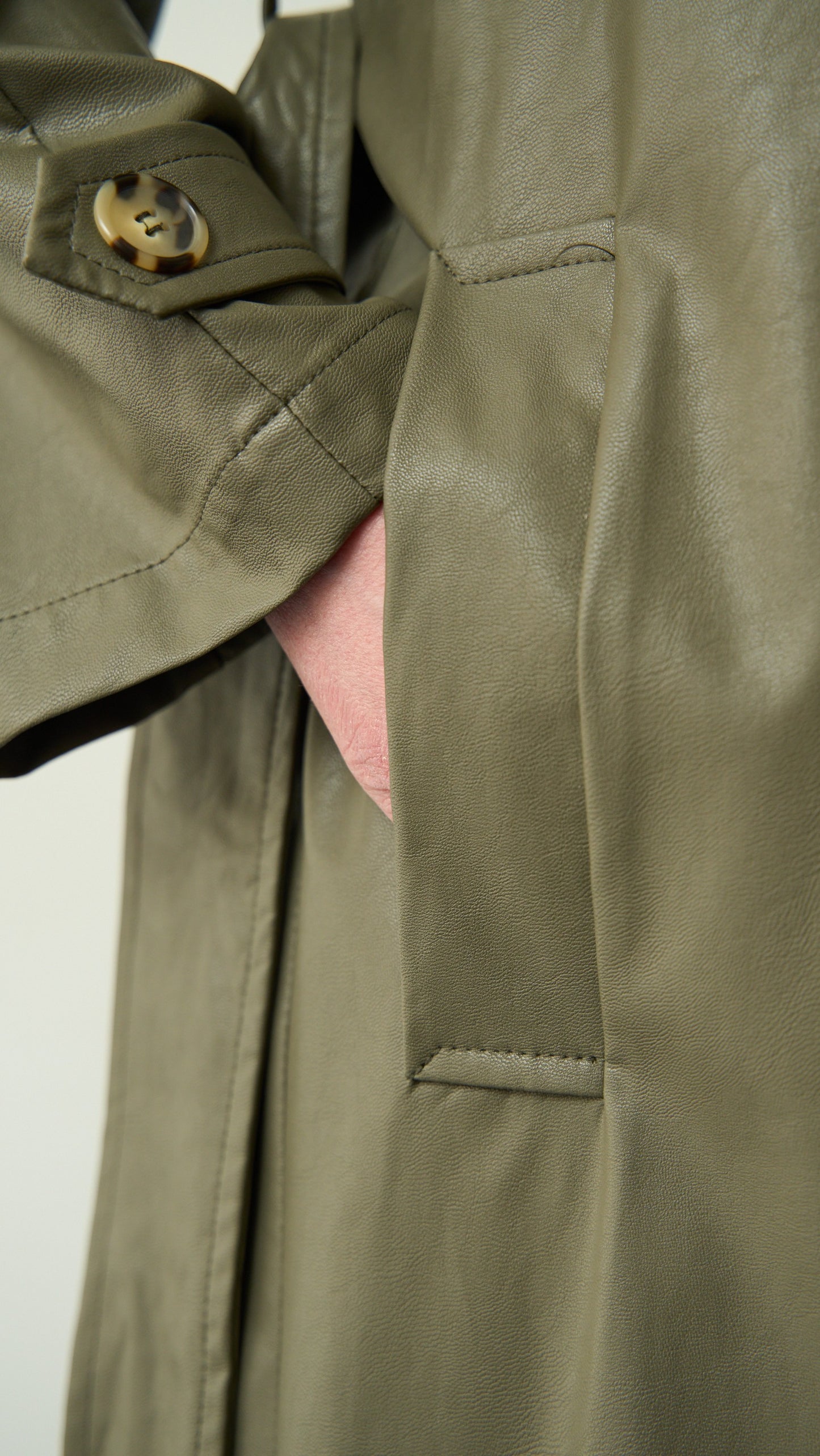 Kontatto - Trench ecopelle art. MA6019N