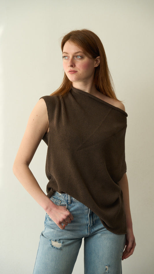 King Kong - Maglia cratere marrone art. SP8PA10