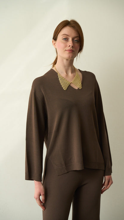 King Kong - Maglia marrone art. SP8PA33