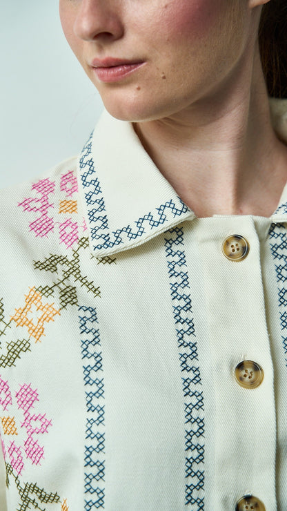 Kontatto - Sovracamicia punto croce - ART.IS300N