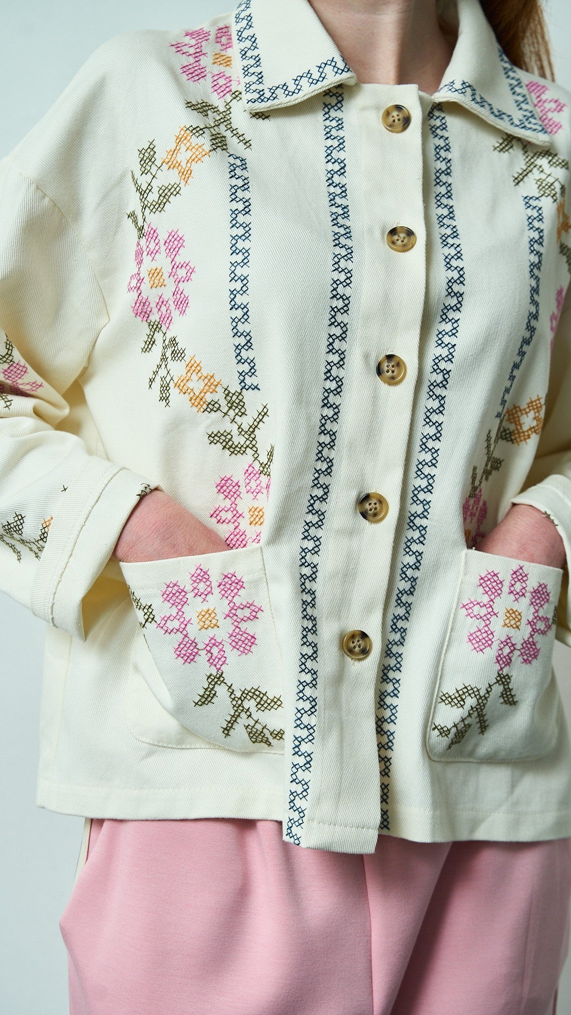 Kontatto - Sovracamicia punto croce - ART.IS300N