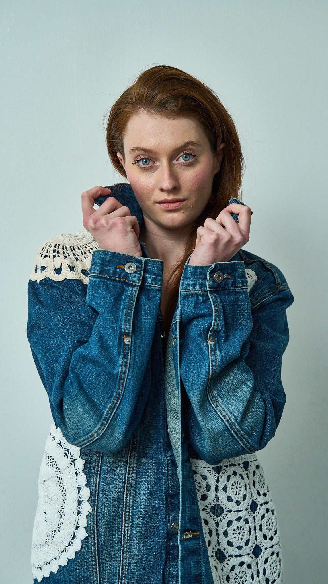 Tensione in - Giacca denim patch crochet - ART.TEVTA0165PE26