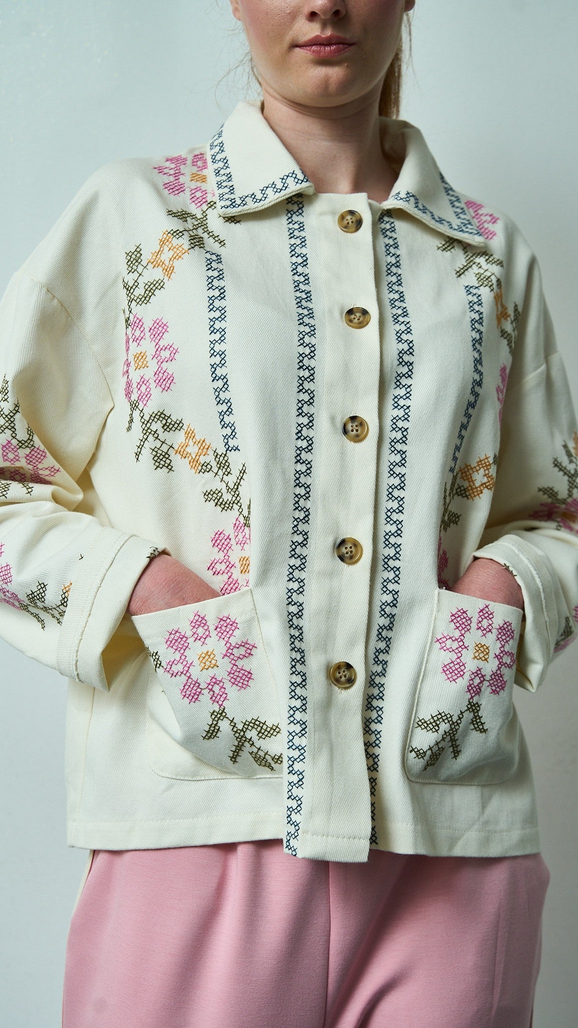 Kontatto - Sovracamicia punto croce - ART.IS300N