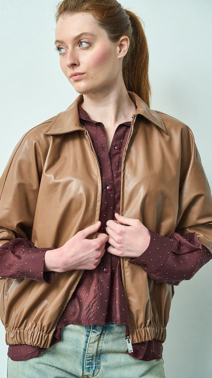 Kontatto - Bomber ecopelle - ART.MA6005C