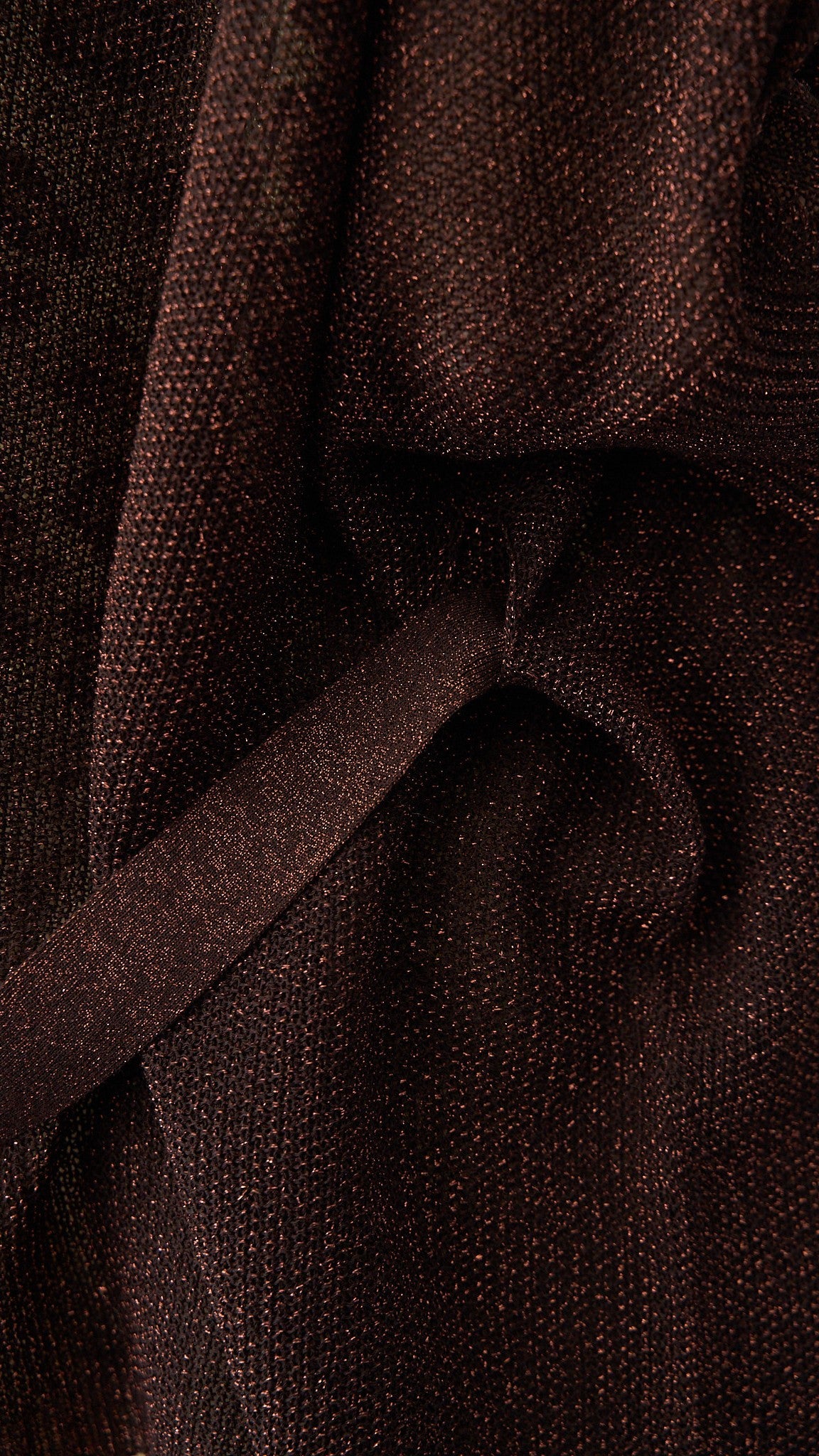 Kontatto - Kimono lurex con cintura ART-3M1554C Moro - Rame lurex