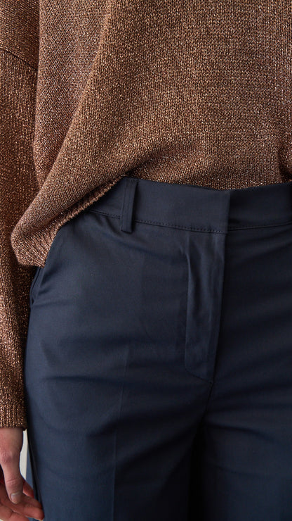 King Kong - Pantalone palazzo in cotone ART. SP8EG17 Blue