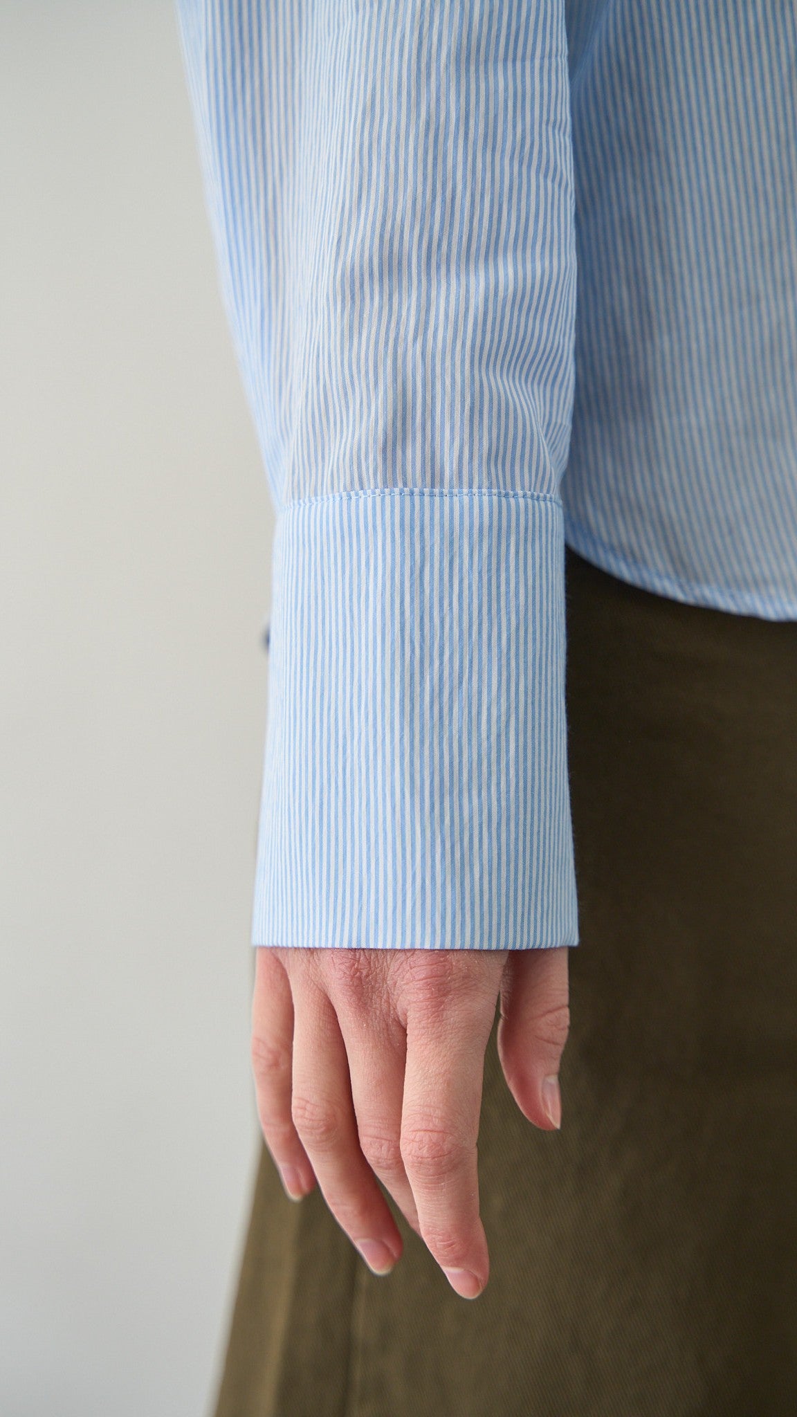 Kontatto - Camicia cravatta - ART.B6506C Azzurro - Bianco - Beige