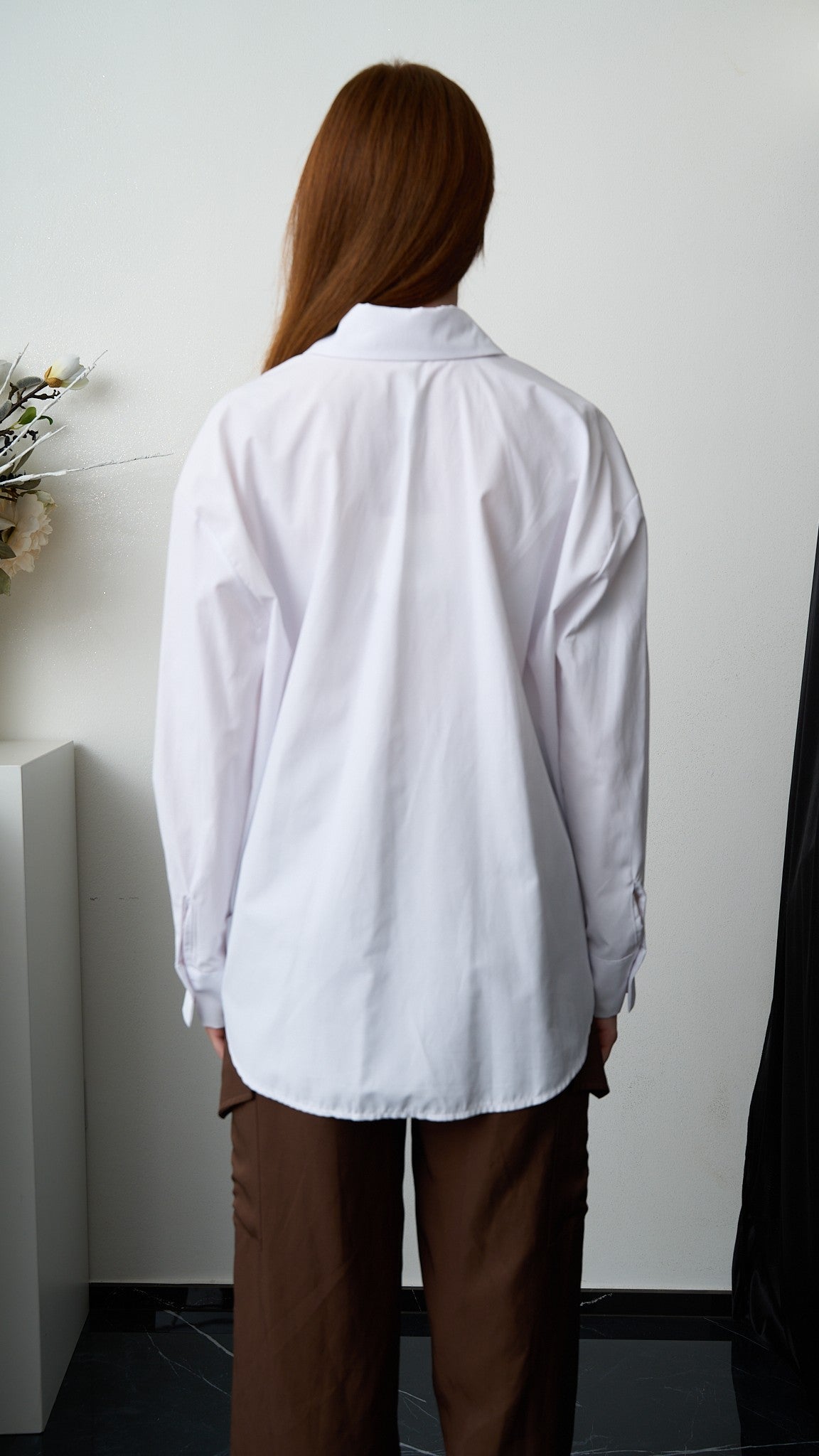 Tensione In - Camicia con tasca paillettes - ART.PE260048-U Bianco - Argento