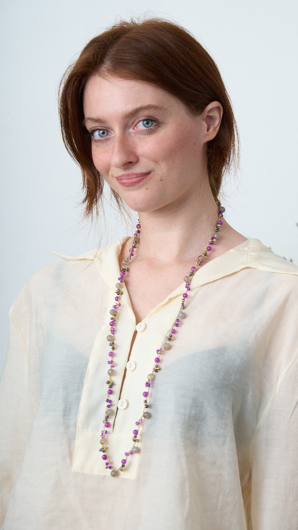 Via Roma - Collana "Francesca" - Viola