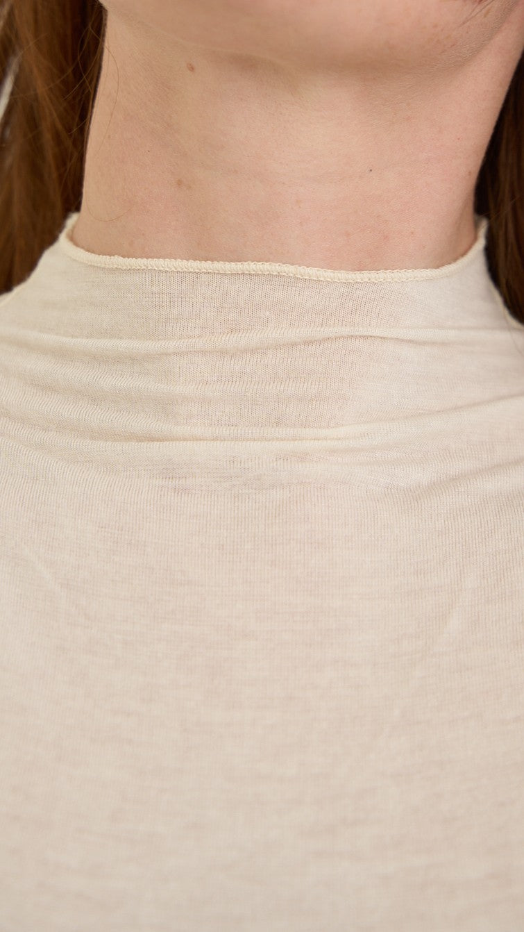 Lokita - Maglia scollo a cratere misto cashmere - ART.LOK19188/1191