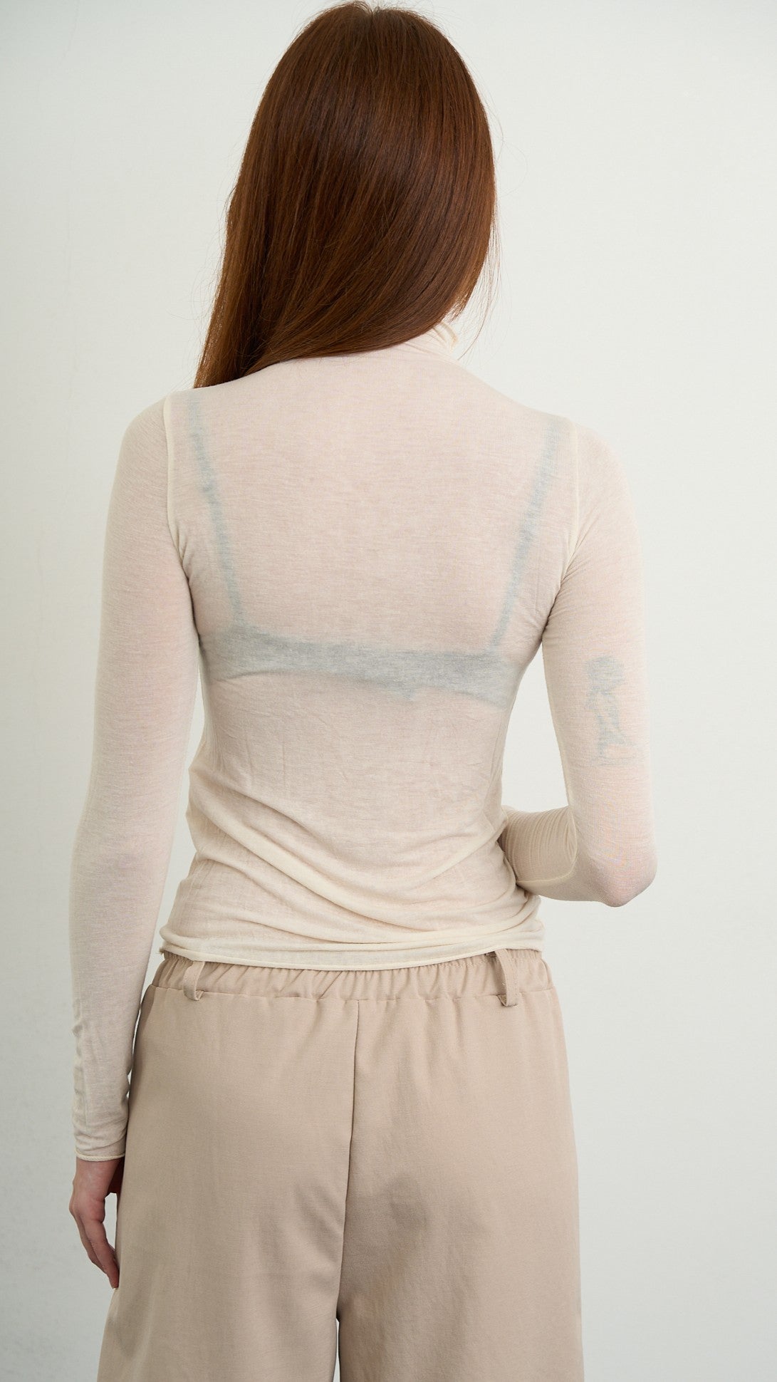 Lokita - Maglia scollo a cratere misto cashmere - ART.LOK19188/1191