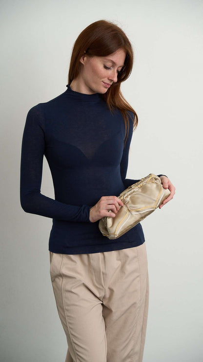 Via Roma - Borsa "Clutch" pezzo unico - Beige