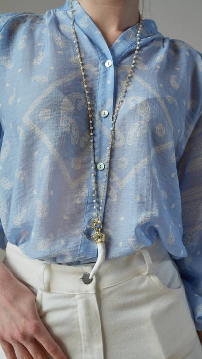 Collana "Corno Ceramica"