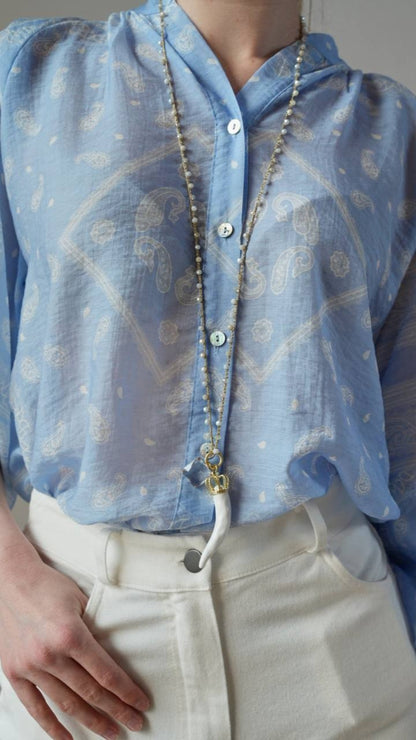 Collana "Corno Ceramica"