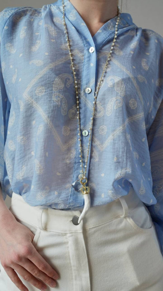 Collana "Corno Ceramica"