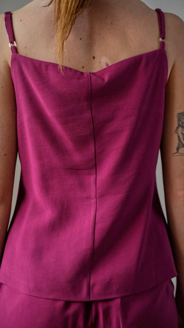 Tensione In - Completo in tinta unita magenta - ART.25C7735
