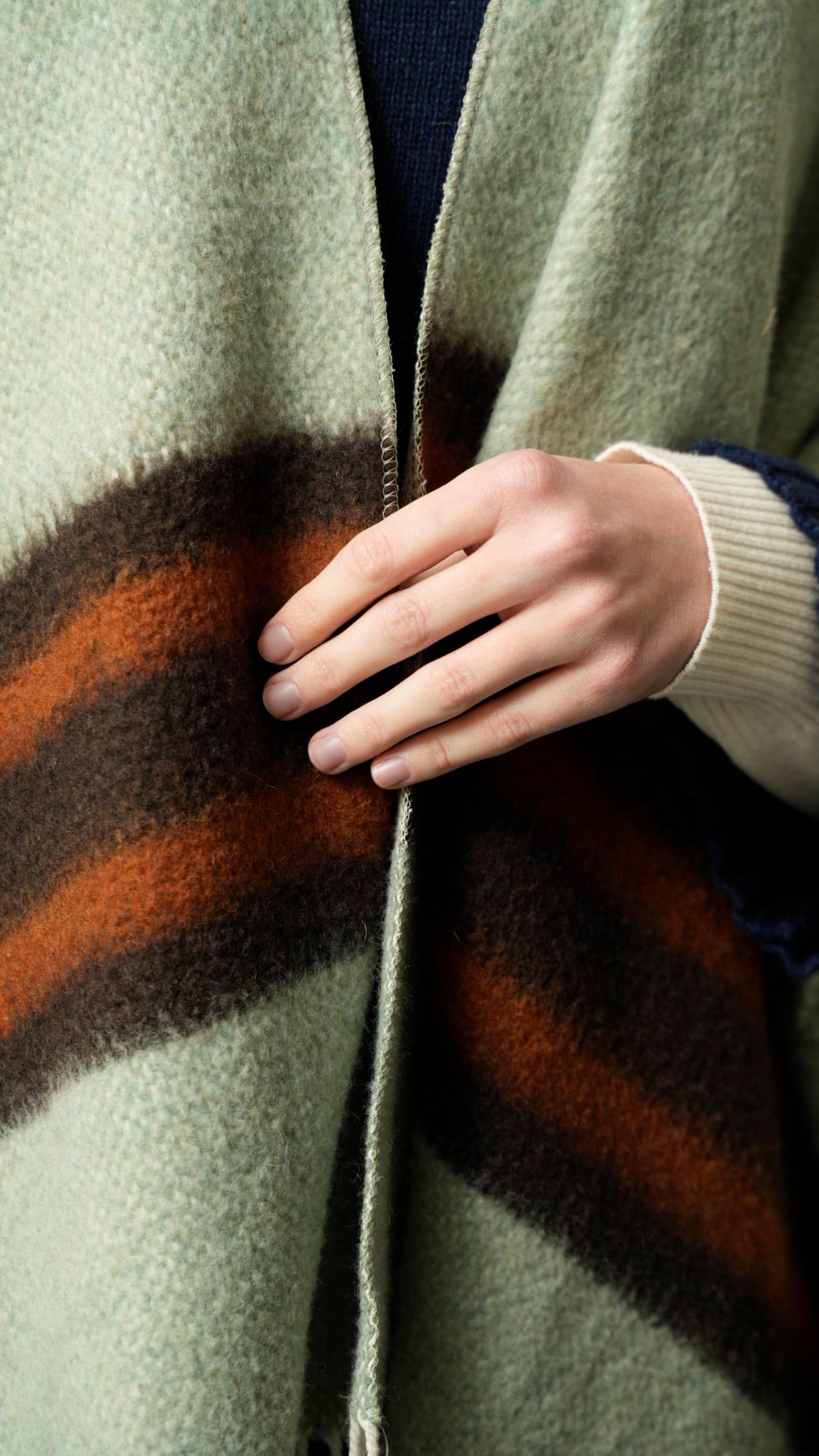 Via Roma - Sciarpa con frange