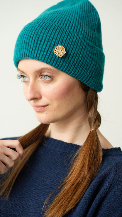 Via Roma - Cappellino con spilla