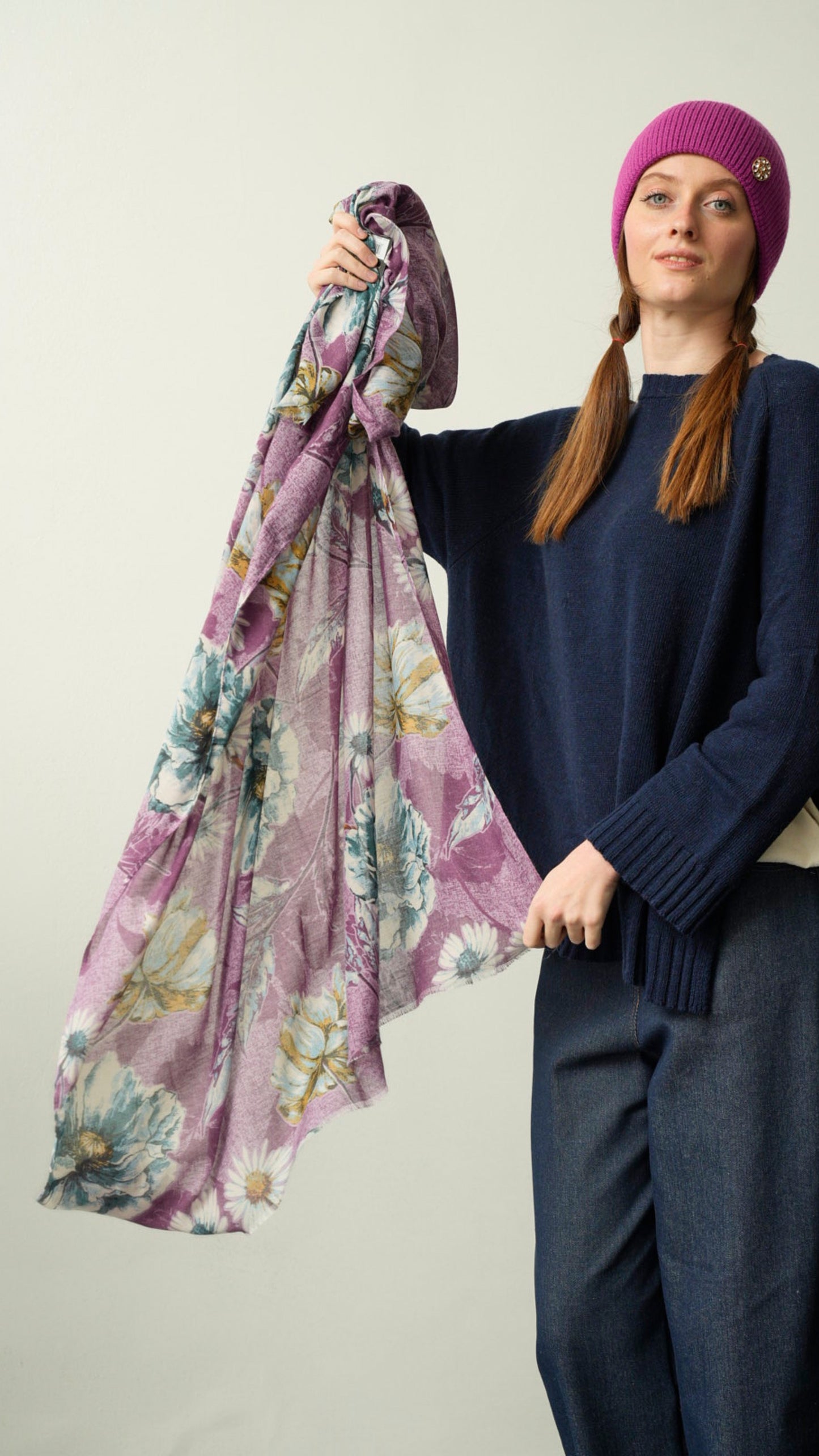 Bissoli - Foulard fantasie floreali - ART. 5552-0127-14.9